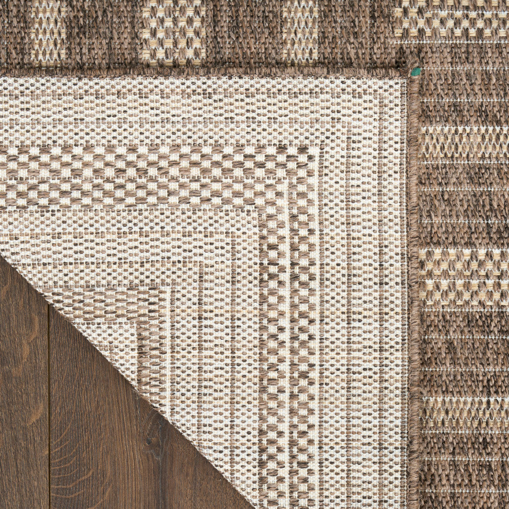 Nourison Tulum 2' x 3' Brown Outdoor Rug