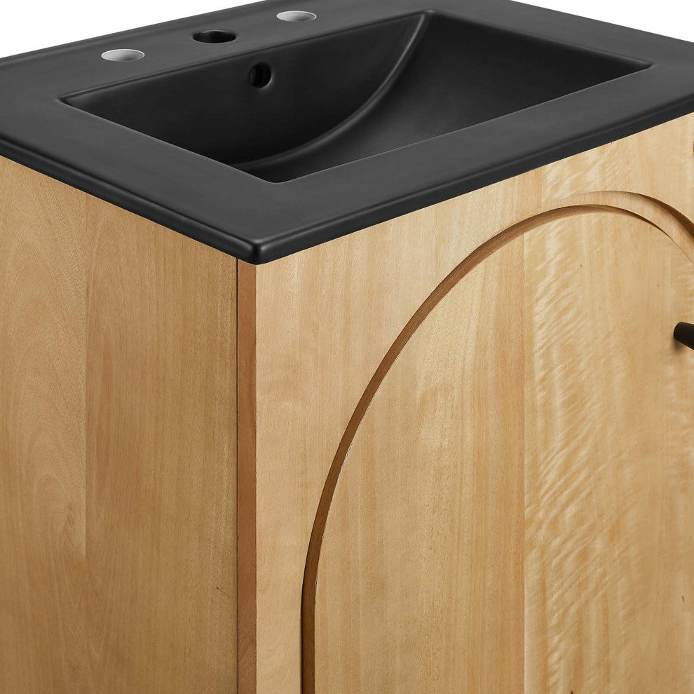 Appia 24" Bathroom Vanity - Oak Black