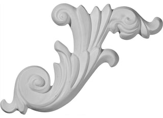 15 3/4"W x 7 1/8"H Loera Scroll Onlay, Right