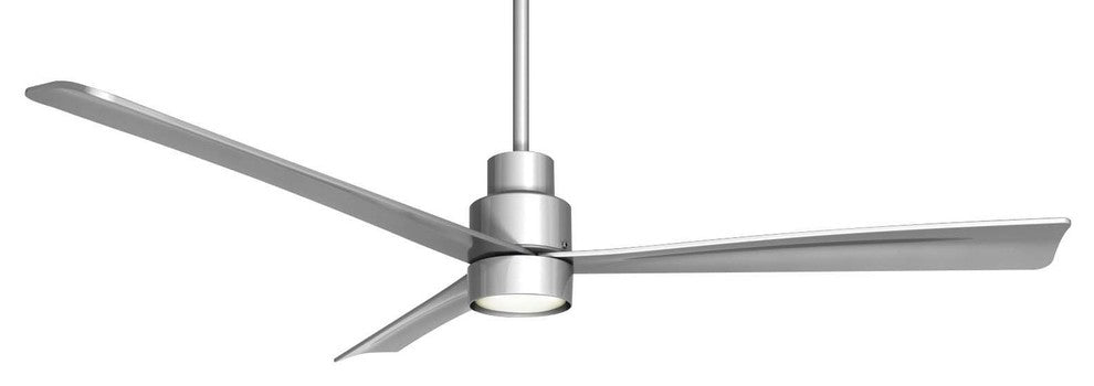 MinkaAire White Simple 52" 3-Blade Indoor / Outdoor Ceiling Fan w/ Remote