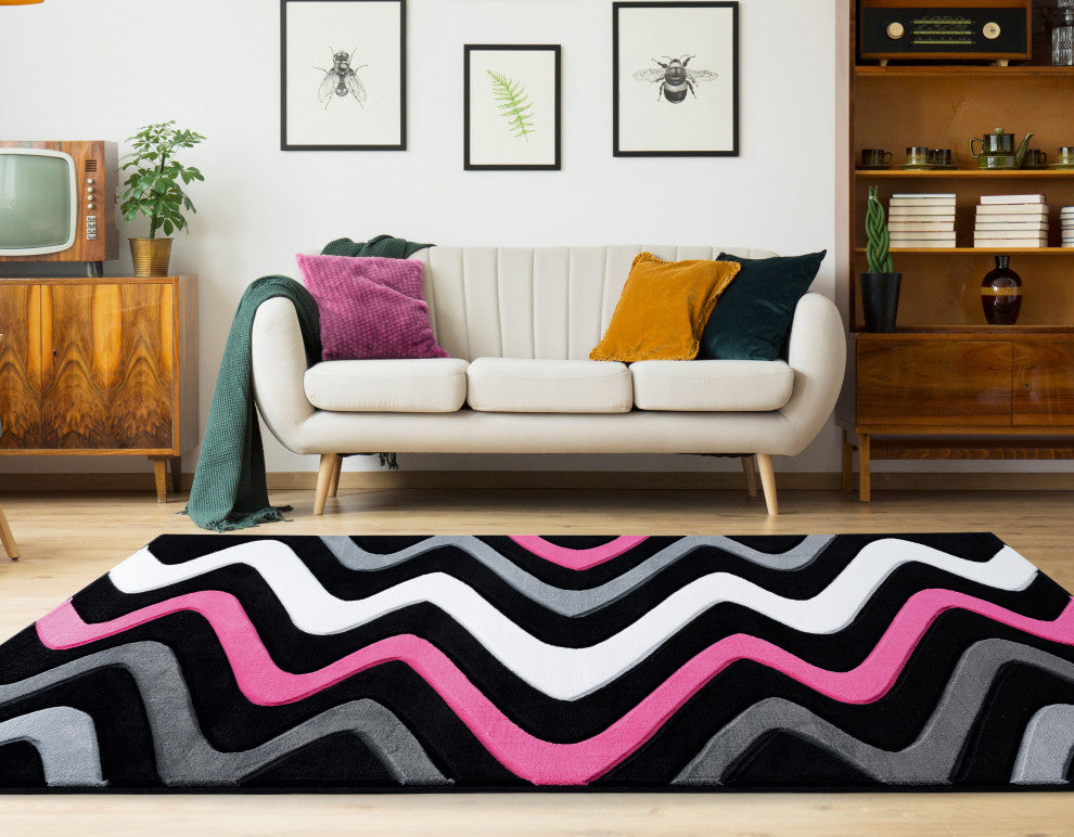 United Weavers Bristol Embezzle Pink Area Rug 7'10x10'6