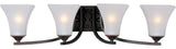 Maxim Aurora 4-Light Bath Vanity Oil Rubbed Bronze - 20101FTOI