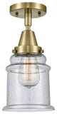 Innovations Lighting 447-1C-AB-G184 Canton 1 Light 6" Flush Mount
