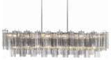 Crystorama Lighting Group ADD-317-SM Addis 14 Light 52"W Crystal - Polished