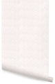 Watercolor Chevron Peel and Stick Vinyl Wallpaper, Pale Pink, 24"w X 108"h