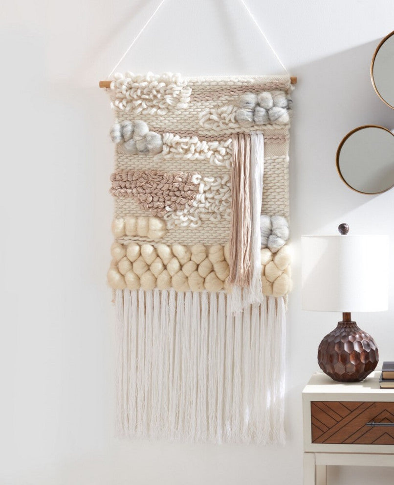 Safavieh Sedona Florica Woven Wall Art Ivory 22" X 31"