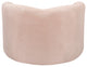 Kali Faux Shearling Teddy Fabric Upholseterd  Chair, Pink