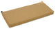 40"x19" Outdoor Spun Polyester Loveseat Cushion, Wheat