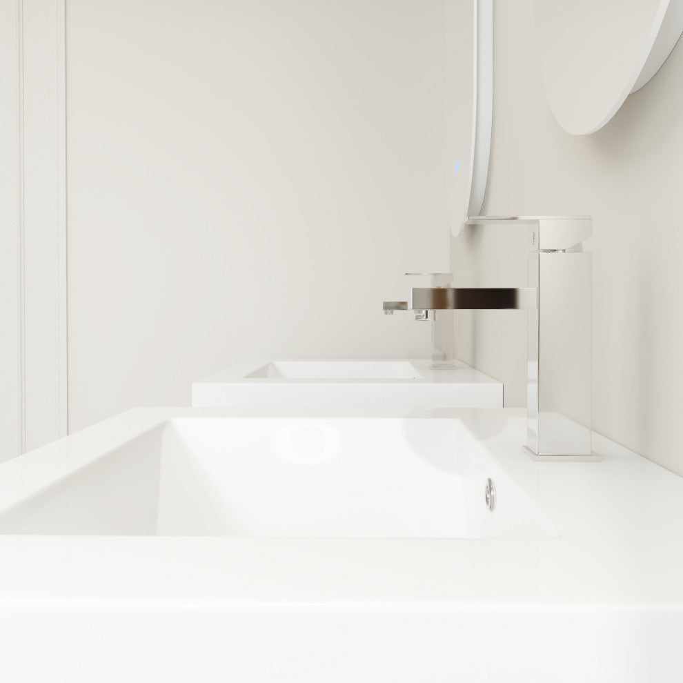 BNK Wall-Mounted Bathroom Cabinet Set with Soft-Close Doors, California Walnut, 60inch