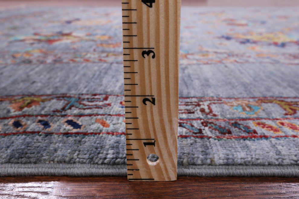 5' 6" X 8' 1" Persian Tabriz Hand-Knotted Wool Rug Q9844