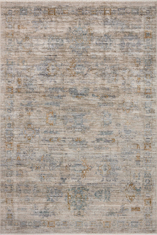 Jean Stoffer x Loloi Katherine Pebble / Ocean 11'-6" x 15'-7" Area Rug