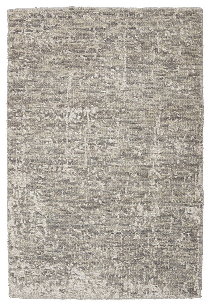 Nourison Luna 2' x 3' Grey Silver Modern Indoor Area Rug
