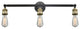 INNOVATIONS LIGHTING 205NH-BAB Bare Bulb 3 Light Bath Vanity Light