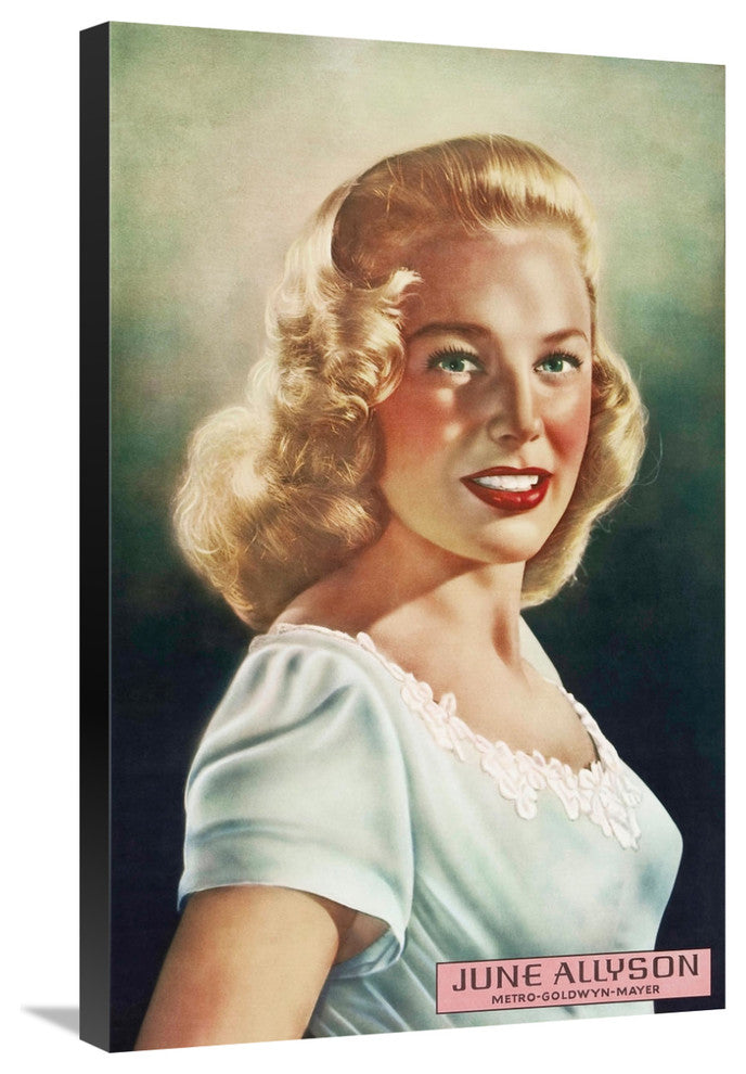 "June Allyson" Stretched Canvas Giclee by Hollywood Photo Archive, 19x30"