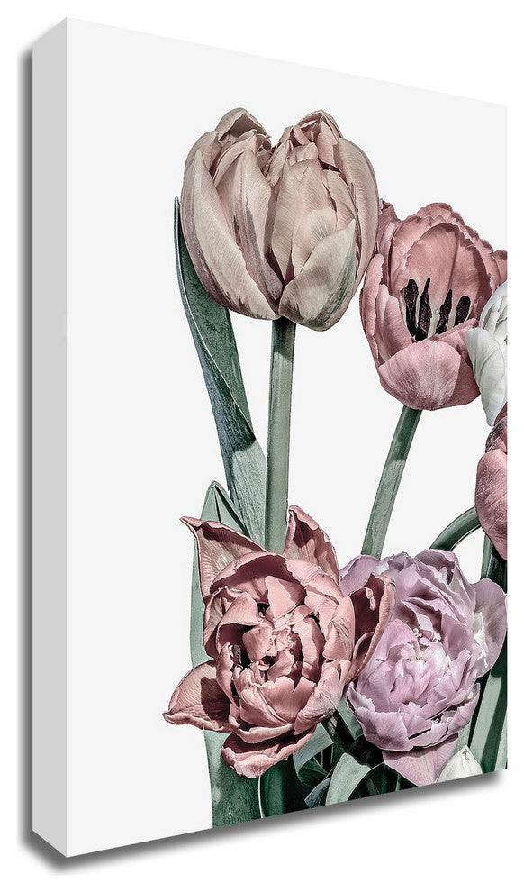 Tulips Bright 2 by Design Fabrikken, Print on Canvas, 30"x42"