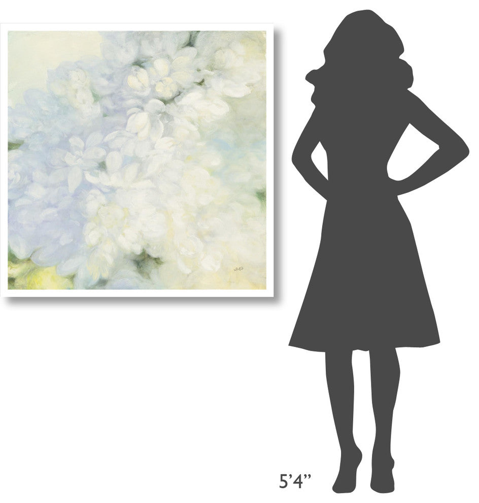"White Lilacs" Digital Paper Print by Julia Purinton, 38"x38"