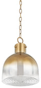 1-Light Pendant, Patina Brass