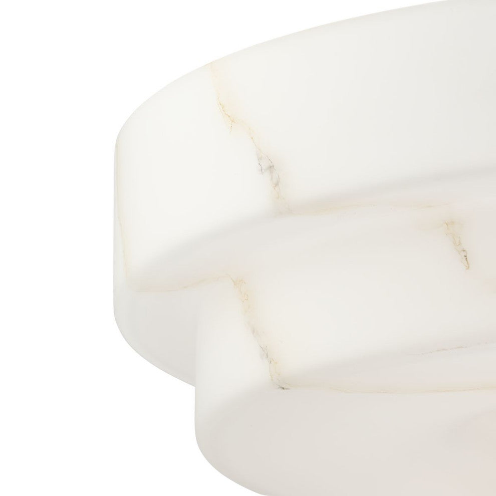 Tosca Collection Three-Light Luxe Semi-Flush Mount Light, Brushed Bronze