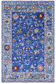 4' 1" X 6' 3" Handmade Turkish Oushak Wool Rug - Q15929