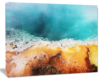 Beautiful Morning Glory Pool, Oversized Landscape Canvas Art, 40"x30"