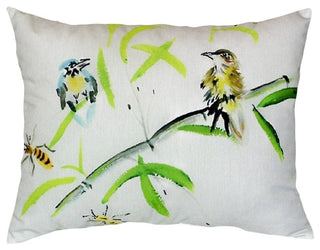Birds & Bees I No Cord Pillow - Set of Two 16x20