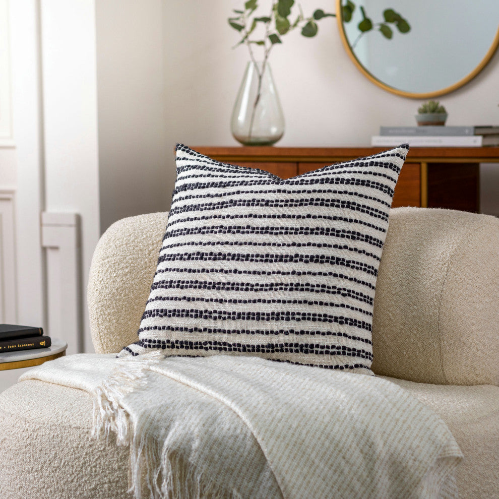 Surya Weaver Wvr-001 Pillow Shell With Down Insert 18"H X 18"W