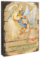 Icon Angels Watching Over You Icon Wooden, 16 Inch