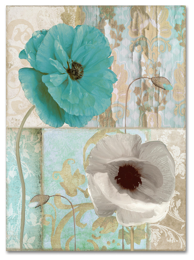 Color Bakery 'Beach Poppies II' Canvas Art, 35"x47"