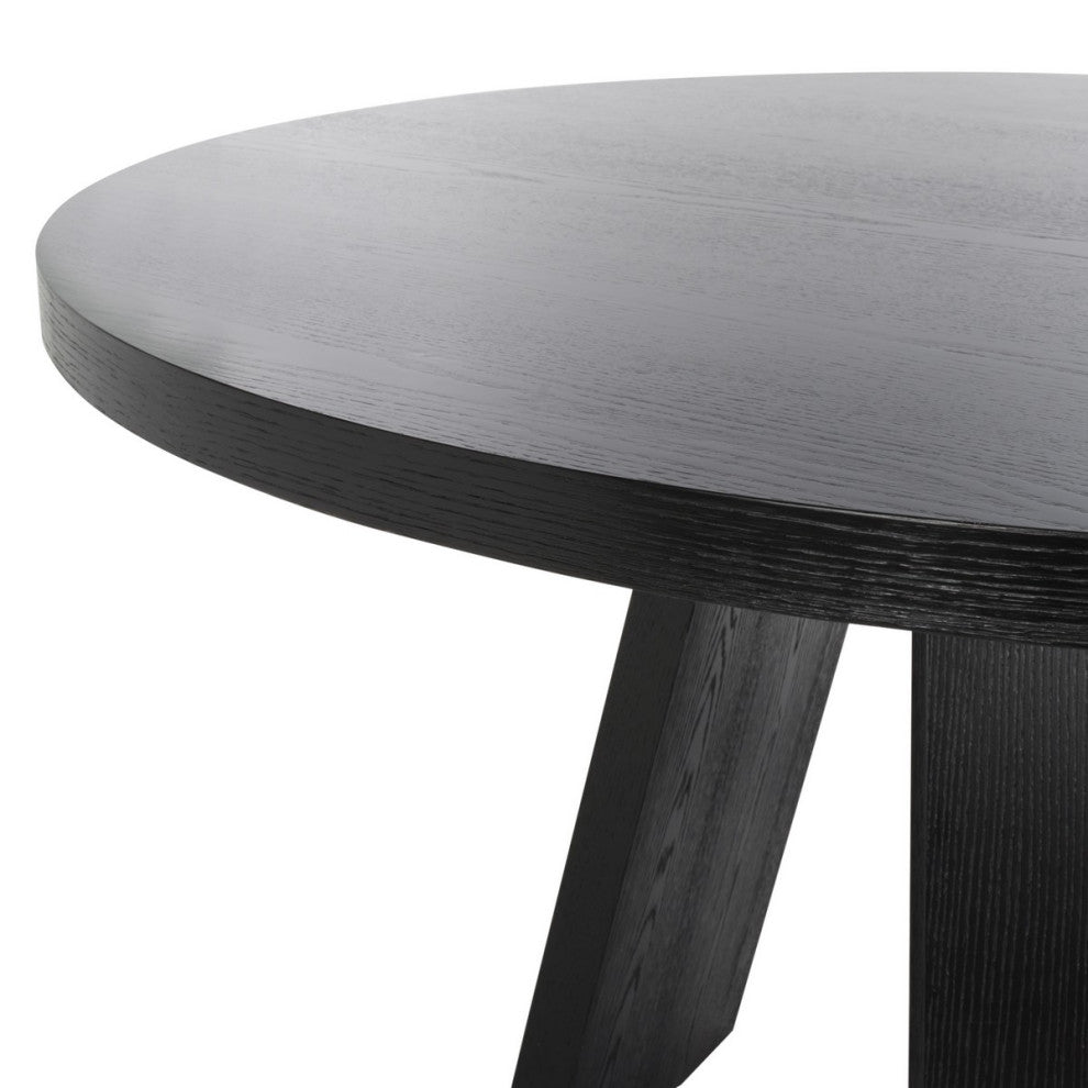 Safavieh Couture Julianna 54" Wood Dining Table, Black