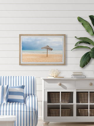 "Gone Coastal" Framed Painting Print, 24x16