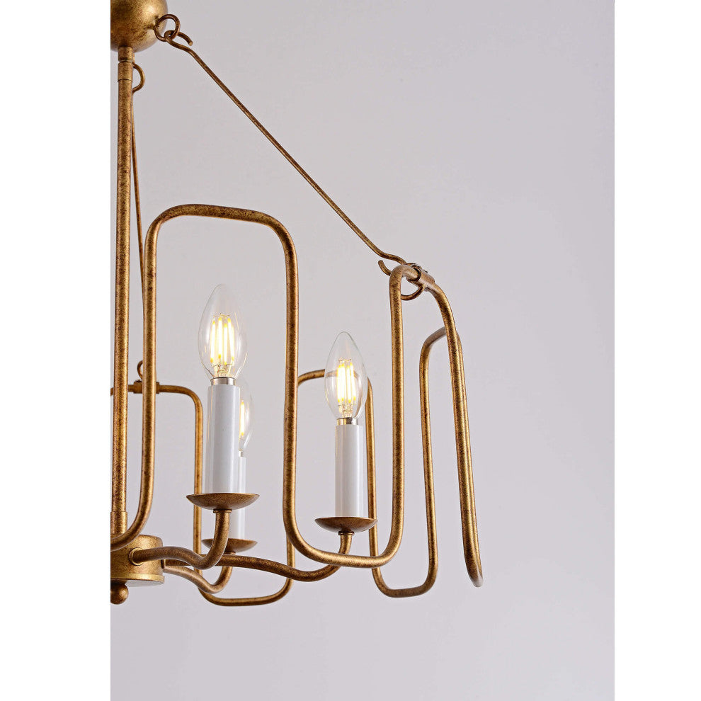 Athena 6-light Drum Chandelier for Living/ Dining Room