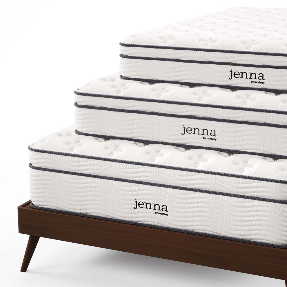 Jenna 8" Queen Innerspring Mattress MOD-6135-WHI