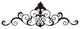 Antique Brown Scroll Horizontal Wall Grille