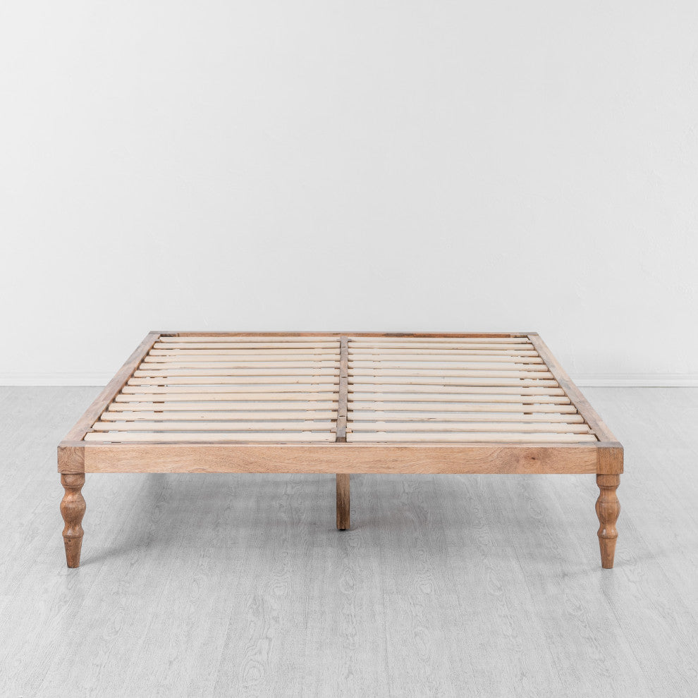 Rhonda Platform Bed, Natural, King