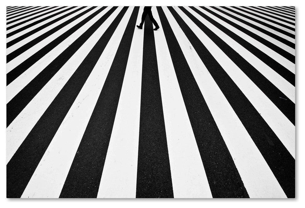 Kouji Tomihisa 'Stripe' Canvas Art, 22x32