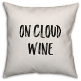 On Cloud Wine, Throw Pillow, 20"x20"