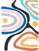 30x40 Colorful Lines IV, Unframed Artwork