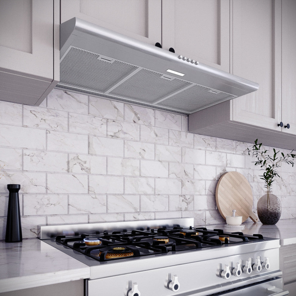 Streamline 36" Consoli Ducted Undermount Range Hood, Stainless Steel