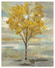 "Golden Tree and Fog I" Digital Paper Print by Silvia Vassileva, 22"x26"