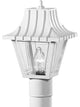 Progress Lighting 1-Light Post Lantern, White