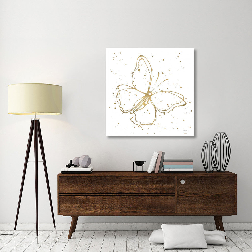 "Golden Wings I" Digital Paper Print by Shirley Novak, 42"x42"