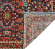 Fine Vintage Distressed Adriadna Red/Navy Runner, 3'3x12'7
