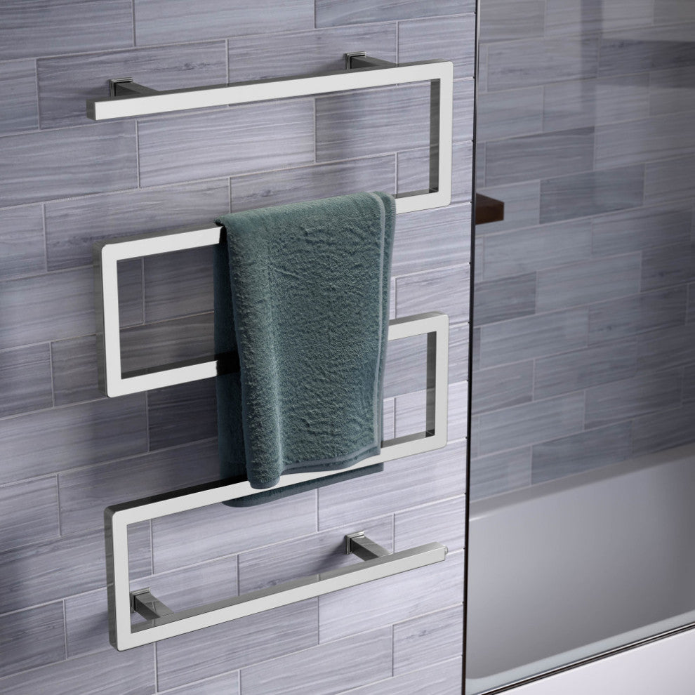 Voltaire 5-Bar Electric Towel Warmer, Chrome