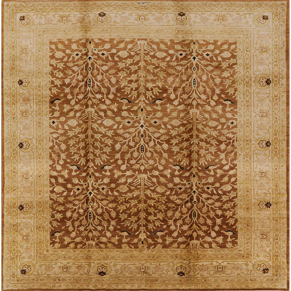 Ahgly Company Indoor Square Mid-Century Modern Area Rugs, 3' Square