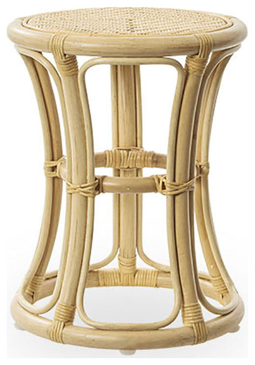 Bella Rattan Stool, Natural