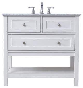 Matilda 36" Single Bathroom Vanity Set, White