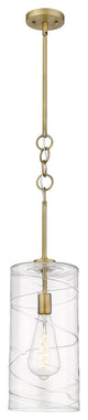 Innovations 380-1S-BB-G381-8CL-BB-95-LED 1-Light Mini Pendant, Brushed Brass
