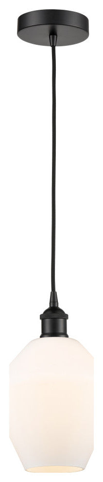Innovations 616-1P-BK-G651-8-LED 1-Light Mini Pendant, Matte Black