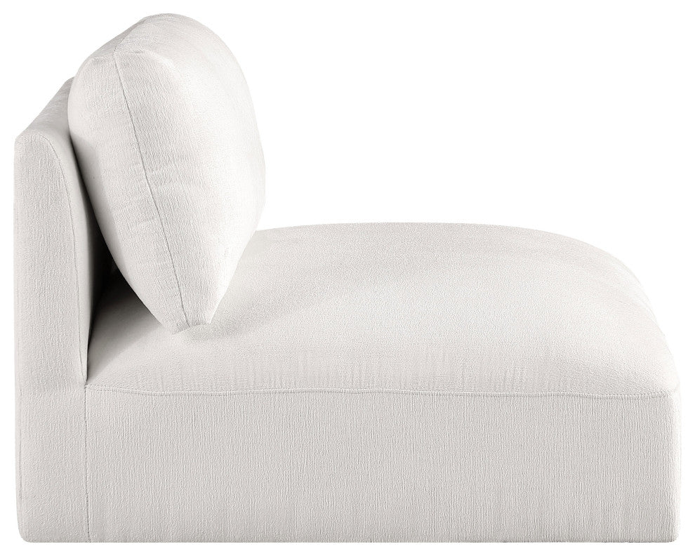 Ease Upholstered Armless, Cream
