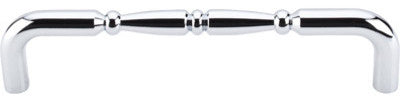 Nouveau Ring Appliance Pull 7" (c-c) - Polished Chrome